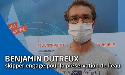 Benjamin Dutreux est ambassadeur de l'association Water Family